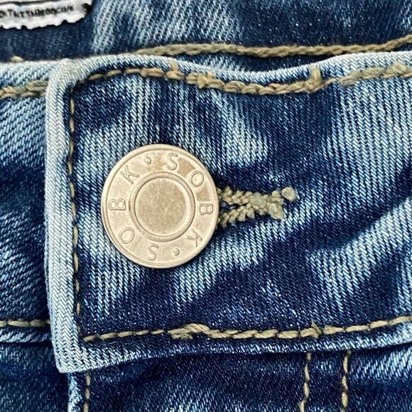 SO BK Mens Blue Jeans, Size W34/L32 - Picture 5 of 12